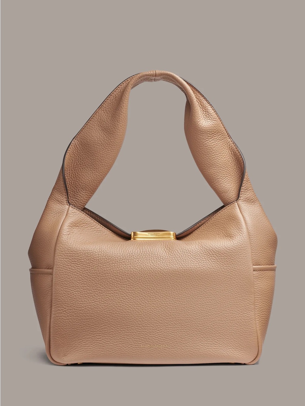 Donna Karan New York Amagansett shoulder bag in toasted almond